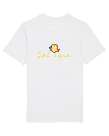Dobrogea Romania Harta Tricolora White
