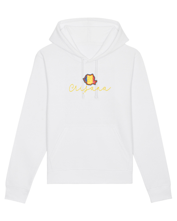 Crisana Romania Harta Tricolora White