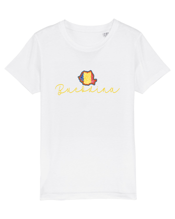 Bucovina Romania Harta Tricolora White