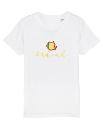 Ardeal Romania Harta Tricolora White