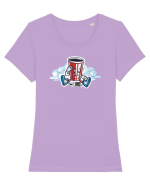 j-coke Tricou mânecă scurtă guler larg fitted Damă Expresser