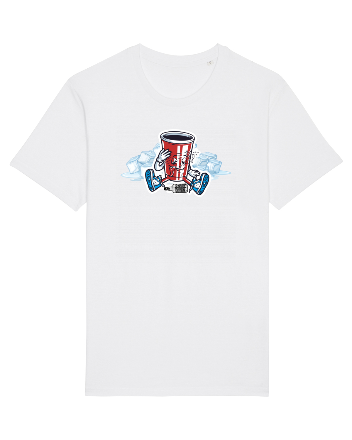 Tricou mânecă scurtă Unisex Rocker White
