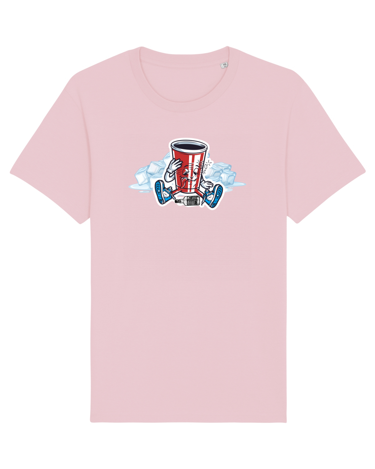 Tricou mânecă scurtă Unisex Rocker Cotton Pink