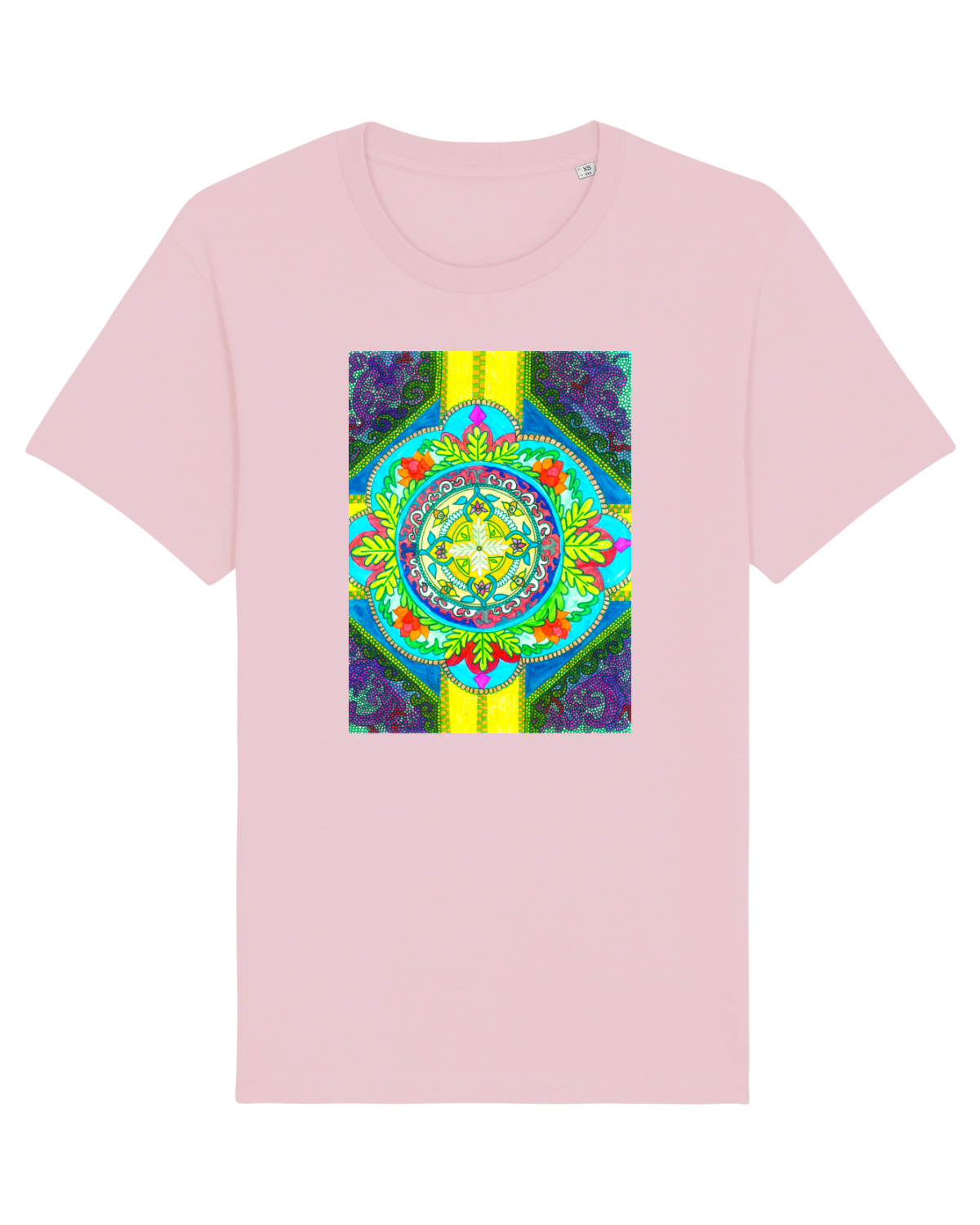 Tricou mânecă scurtă Unisex Rocker Cotton Pink