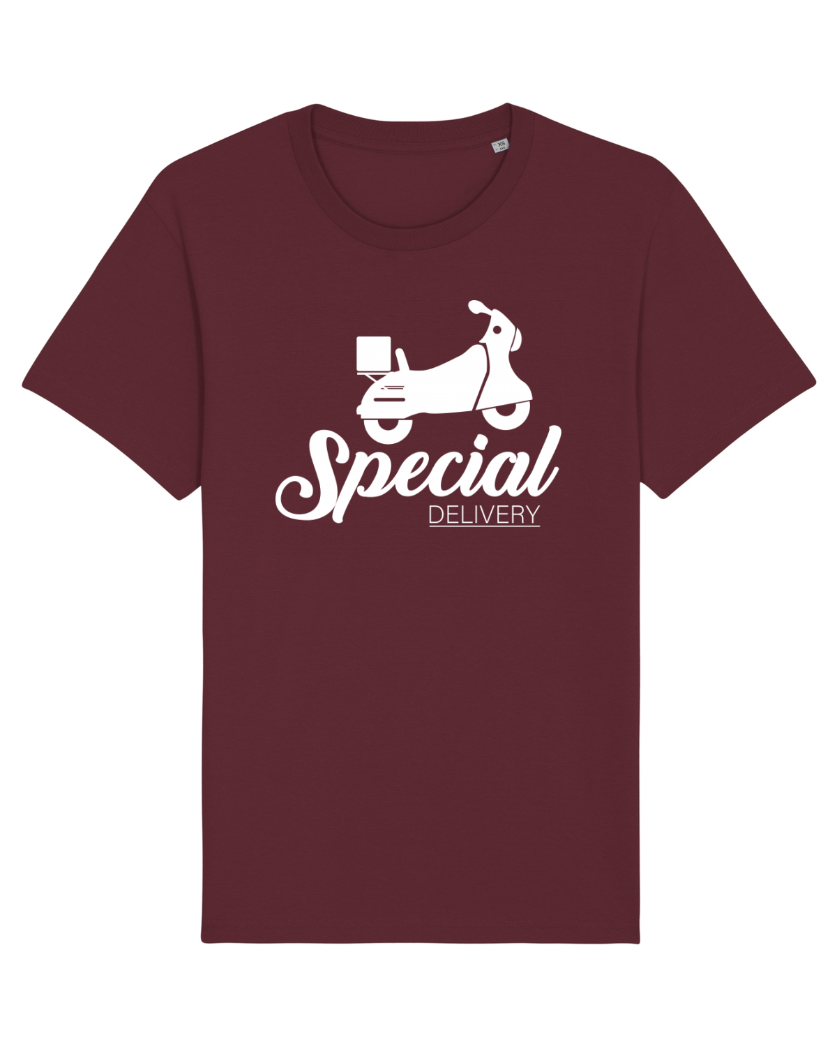 Tricou mânecă scurtă Unisex Rocker Burgundy