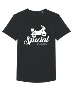 Special delivery scooter Tricou mânecă scurtă guler larg Bărbat Skater