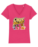 crazy racers Tricou mânecă scurtă guler V Damă Evoker