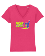 pop-cat Tricou mânecă scurtă guler V Damă Evoker