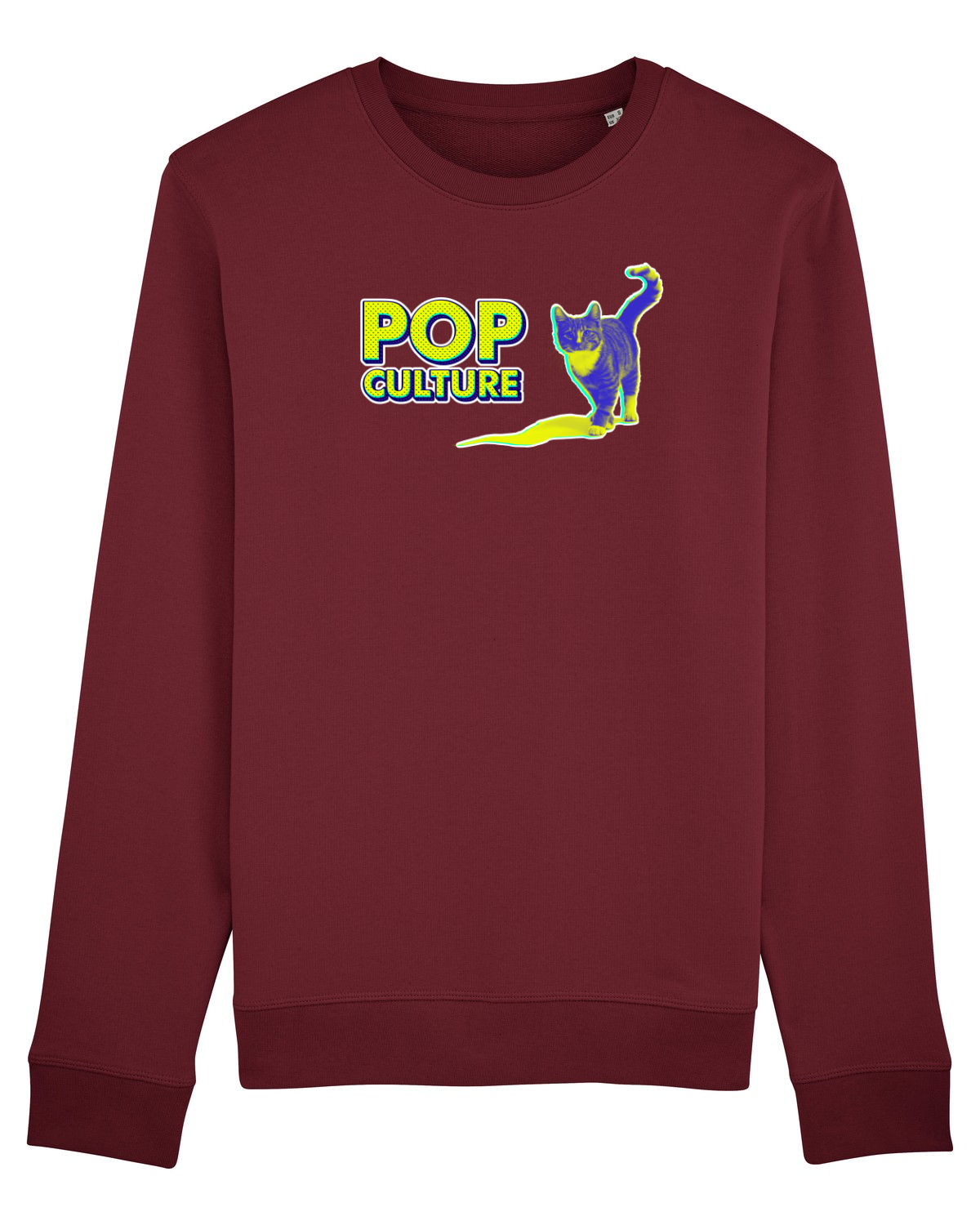 Bluză mânecă lungă Unisex Rise Burgundy