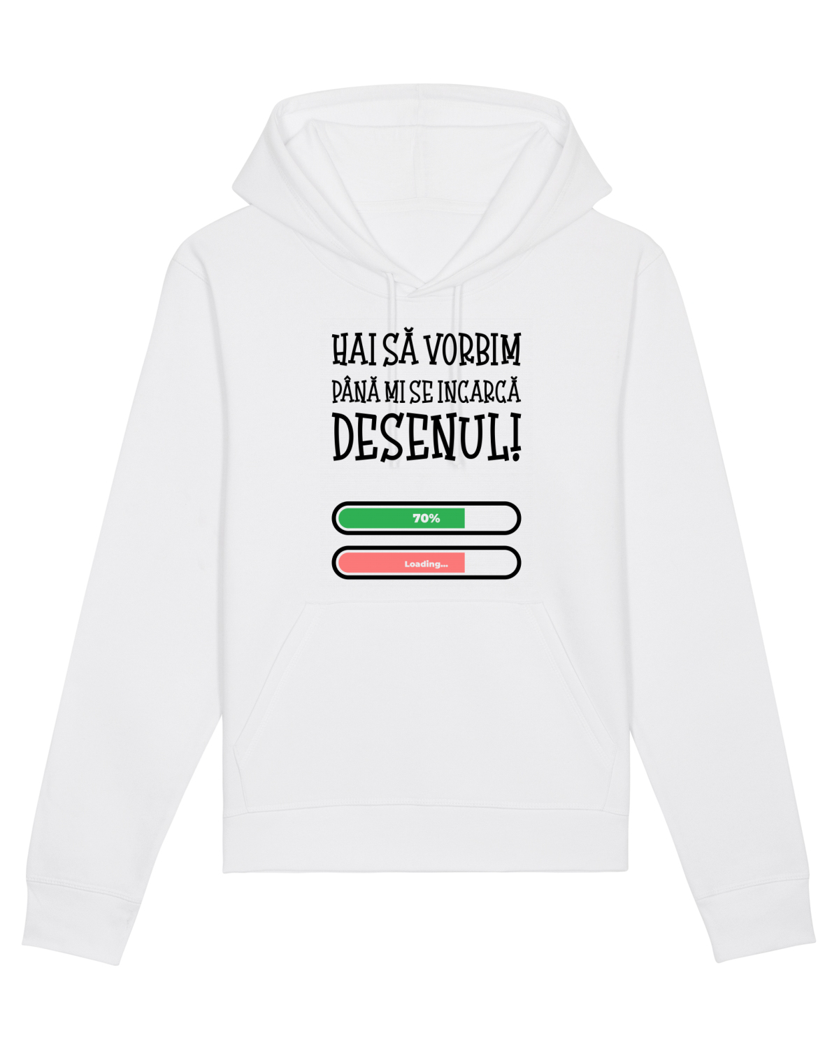 Hanorac Unisex Drummer White