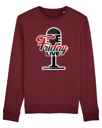 Friday Live microphone Burgundy