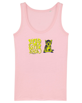 life with a cat Cotton Pink