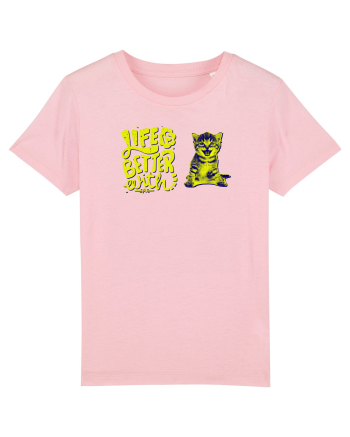 life with a cat Cotton Pink