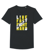 Inspiro #24 Tricou mânecă scurtă guler larg Bărbat Skater