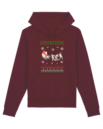 Mos Craciun cu zombi Burgundy
