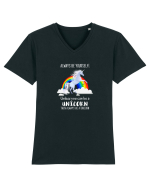 Be a Unicorn Tricou mânecă scurtă guler V Bărbat Presenter