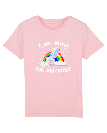 I eat glitter for breakfast Cotton Pink