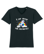 I eat glitter for breakfast Tricou mânecă scurtă guler V Bărbat Presenter