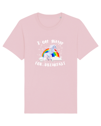 I eat glitter for breakfast Cotton Pink