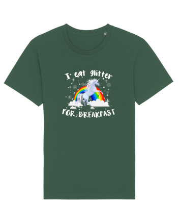 I eat glitter for breakfast Bottle Green