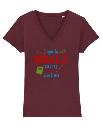 Inapoi la scoala Burgundy