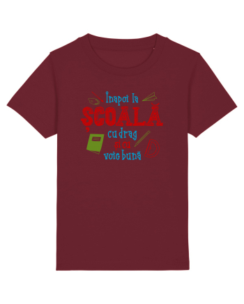 Inapoi la scoala Burgundy