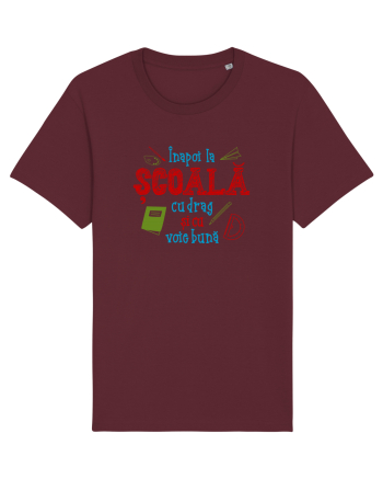 Inapoi la scoala Burgundy