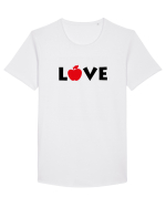Love Design Tricou mânecă scurtă guler larg Bărbat Skater