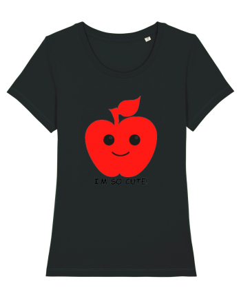 Cute Apple Design Black