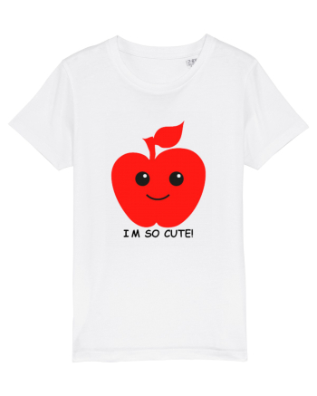 Cute Apple Design White