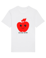 Cute Apple Design Tricou mânecă scurtă Unisex Rocker