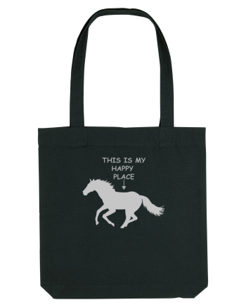 Happy Place Grey Design Black