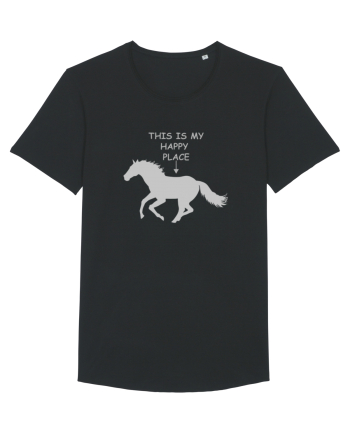 Happy Place Grey Design Black