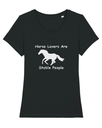 Horse Lovers Grey Design Black