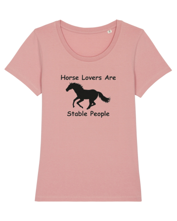 Horse Lover Black Design Canyon Pink