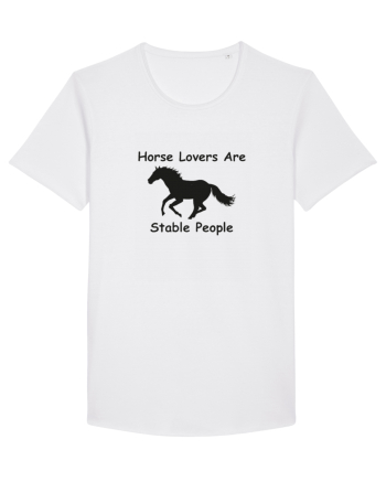 Horse Lover Black Design White