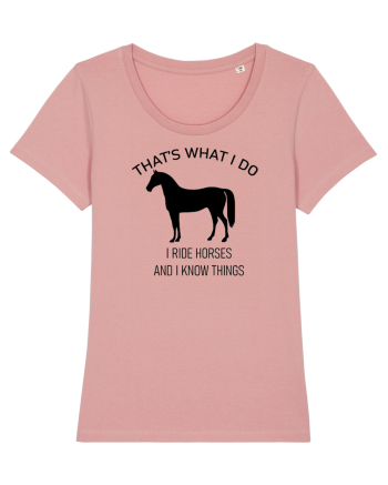 I Ride Horses Design Canyon Pink