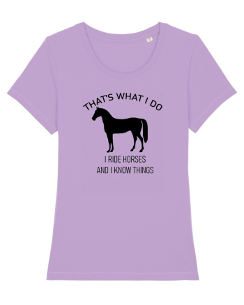 I Ride Horses Design Lavender Dawn