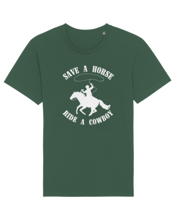 Save a horse Grey Design Bottle Green