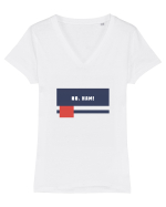 noham Tricou mânecă scurtă guler V Damă Evoker