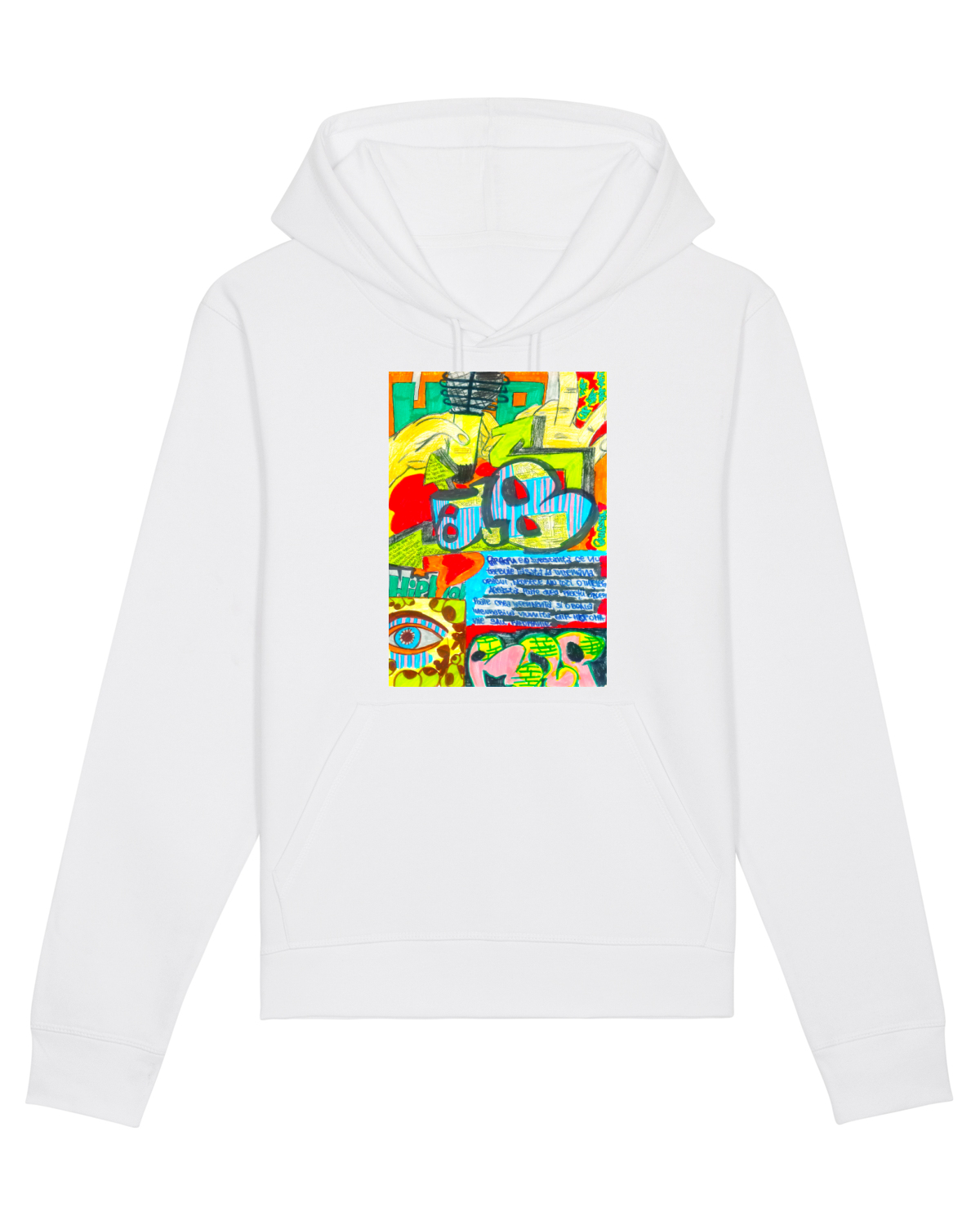 Hanorac Unisex Drummer White