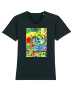 El, prietenul meu Tricou mânecă scurtă guler V Bărbat Presenter