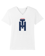hifinger Tricou mânecă scurtă guler V Bărbat Presenter