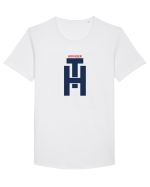 hifinger Tricou mânecă scurtă guler larg Bărbat Skater