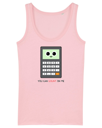 You can COUNT on me Cotton Pink