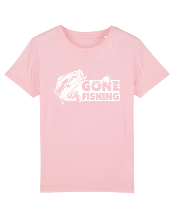 Gone Fishing Cotton Pink