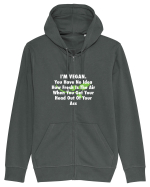 VEGAN Hanorac cu fermoar Unisex Connector