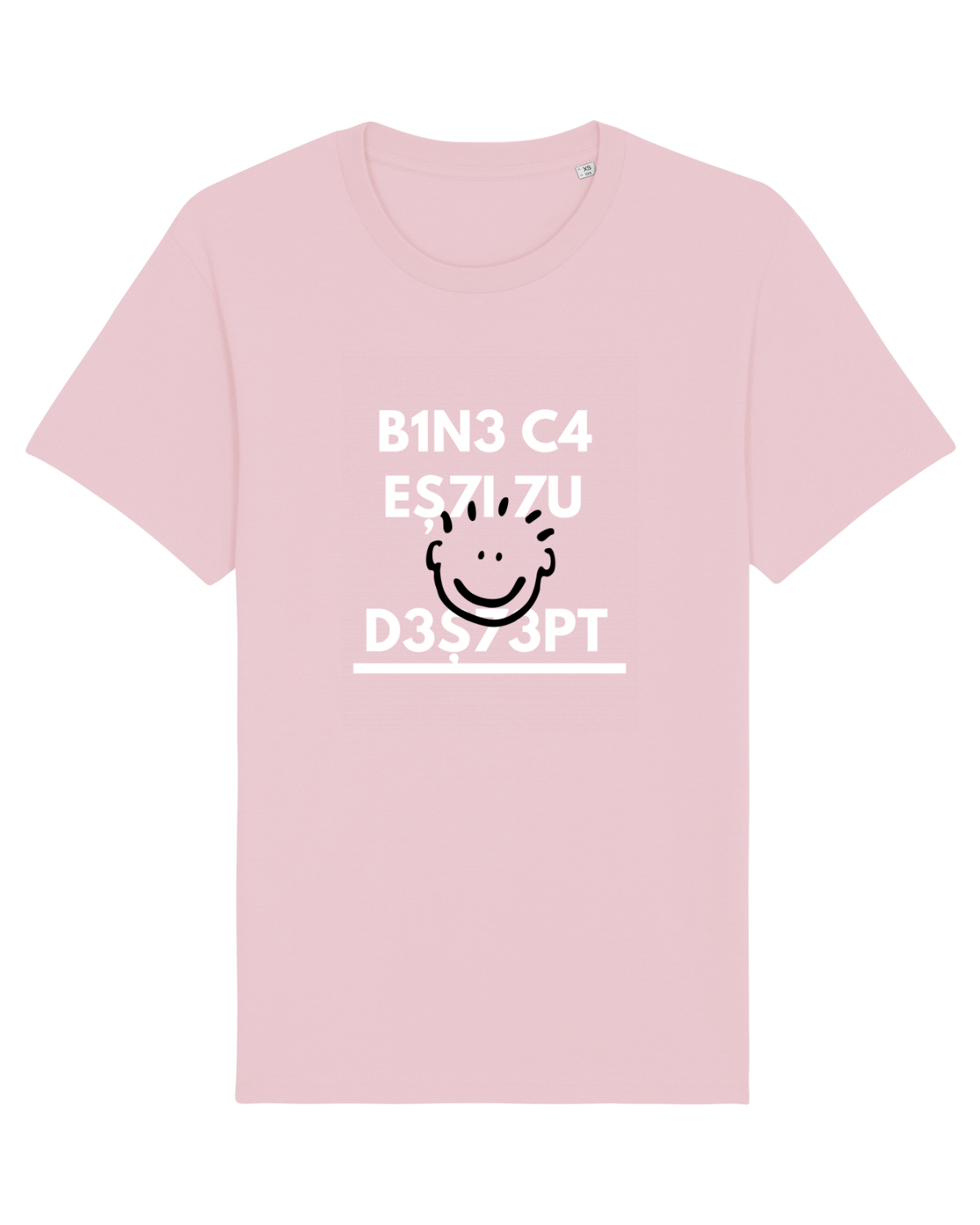 Tricou mânecă scurtă Unisex Rocker Cotton Pink