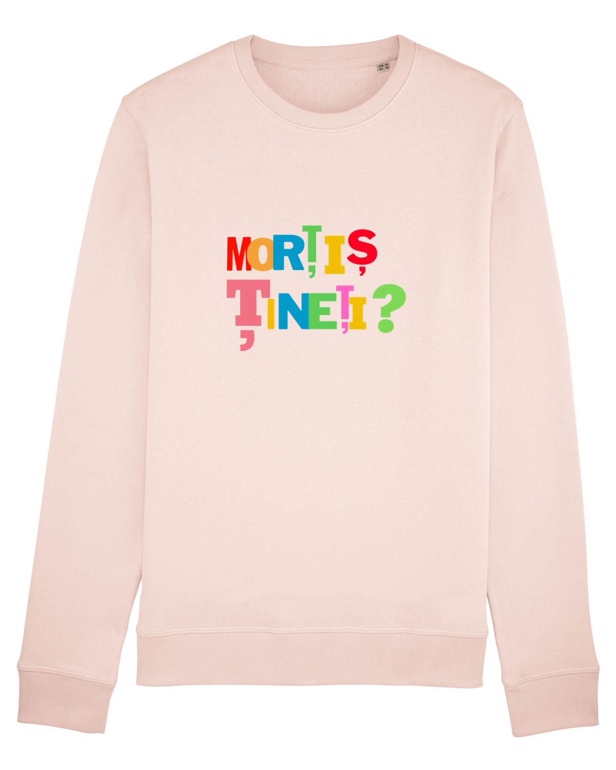 Bluză mânecă lungă Unisex Rise Candy Pink