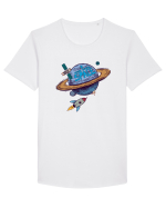 I need more space Tricou mânecă scurtă guler larg Bărbat Skater